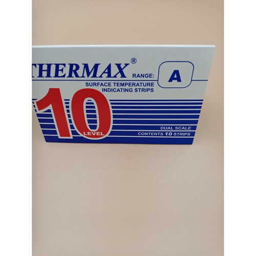 英国THERMAX/测温纸 10格测温纸/TMC测温纸/热敏试纸/感温贴/
