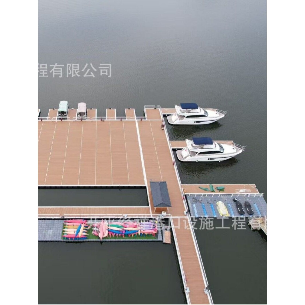 无人机表演舞台 铝合金结构浮动平台 水上停机坪码头 荷载高