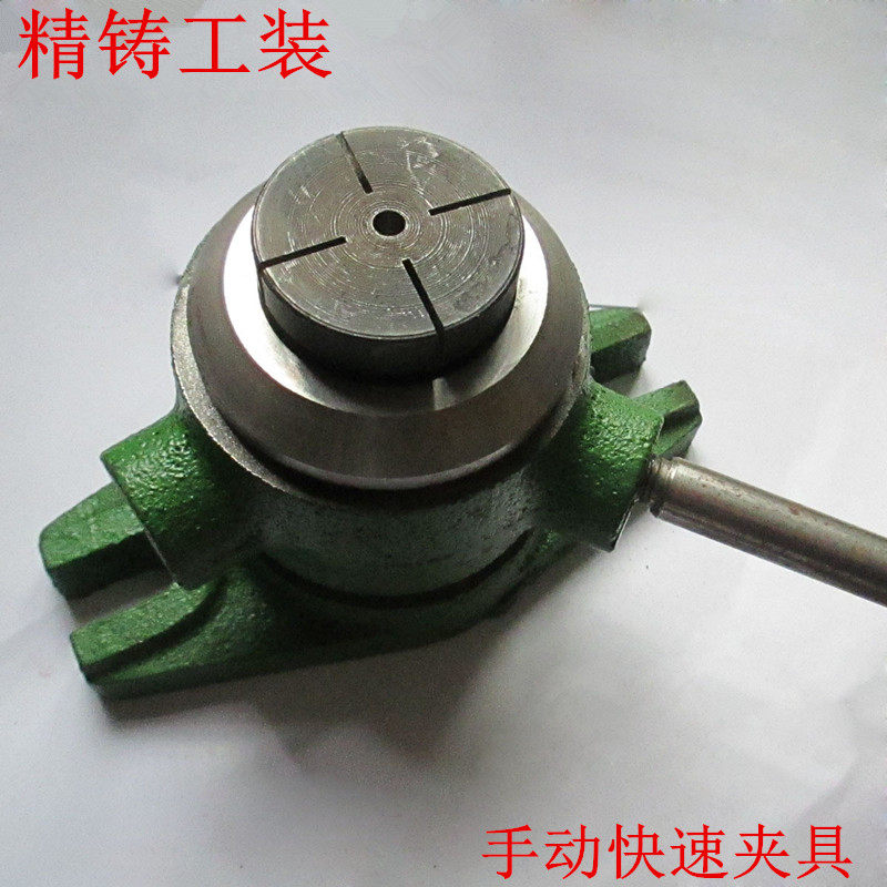 金火0625玉环0640钻孔快速夹具立式夹头座手动气动夹座螺纹