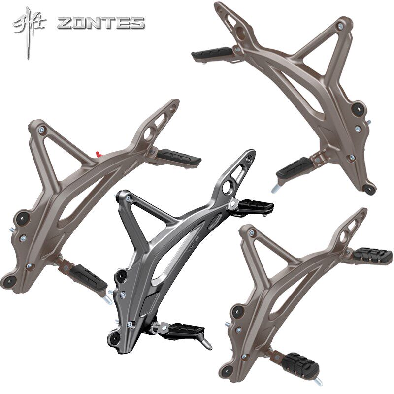 升仕原厂配件ZT310-R12X21T12摩托车前后脚踏支架脚蹬子搁脚架板