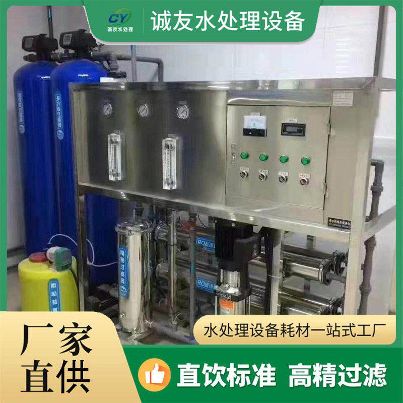工业净水器设备食品级水处理设备实验室超纯水机双级反渗透设备