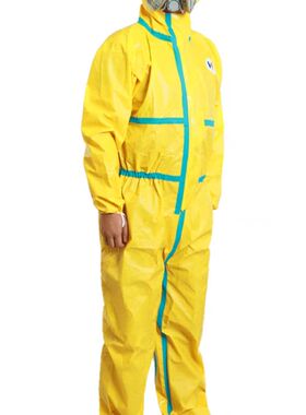 T90防化服连体轻型C级防护服防腐蚀防酸碱化工厂工作服护力强