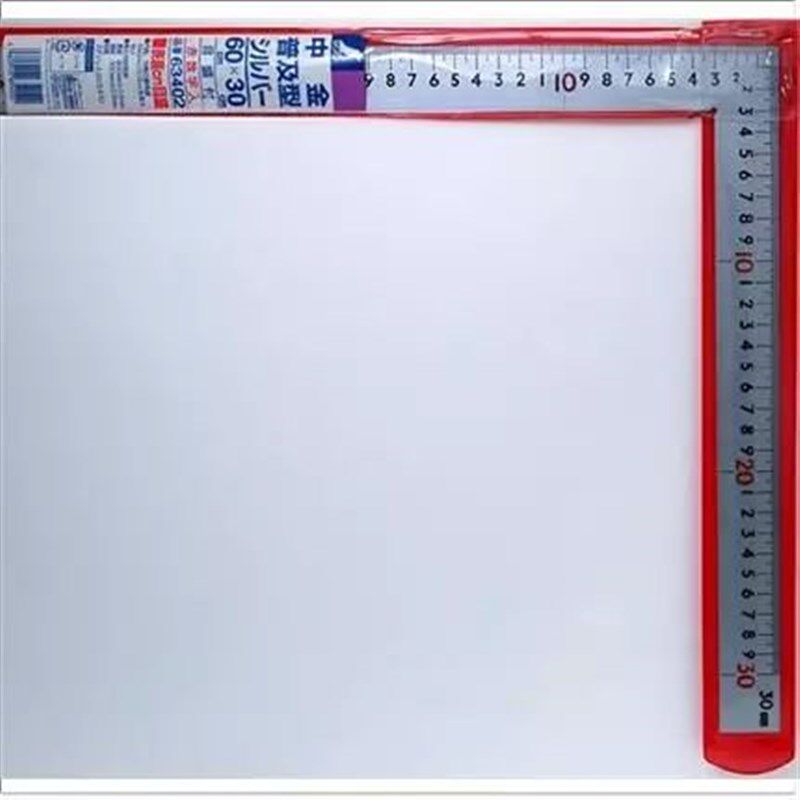 日本亲和企鹅曲尺63118直角尺拐尺1米*60cm 60*30cm 63400 63402