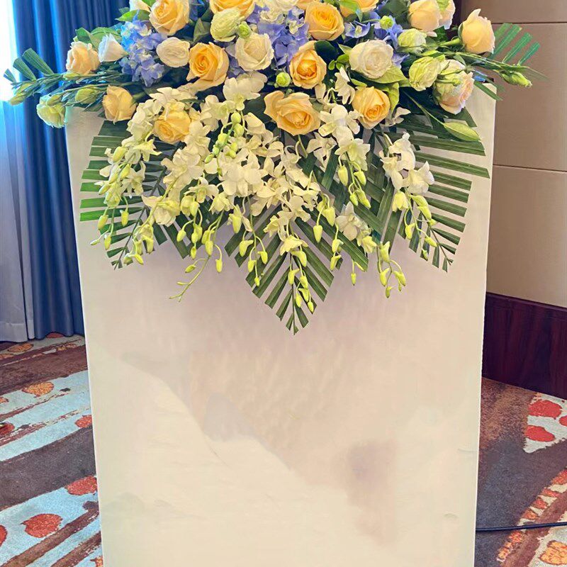 香港澳门花店开业花篮鲜花同城配送速递演唱会应援开张乔迁讲台花
