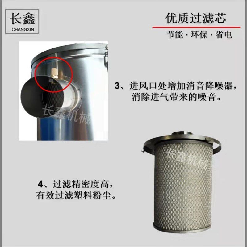 注塑除湿机热风回收器50KG烘料桶烤料机热风回收系统料桶集尘器
