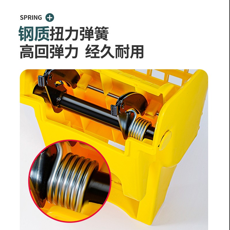 老式拖把挤水器地涮洗拖桶长方形墩布榨水车家用免手洗加厚拧干器