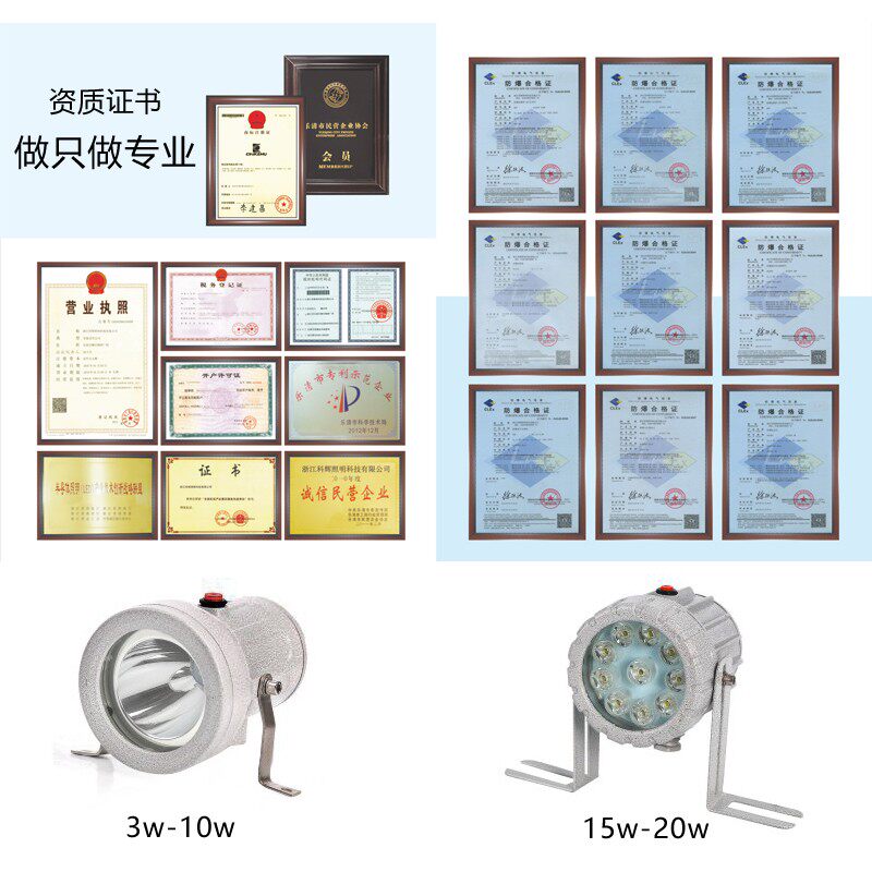 led防爆视孔灯5瓦7W10W20W反应釜视镜灯观察探照灯12v24v36v220v