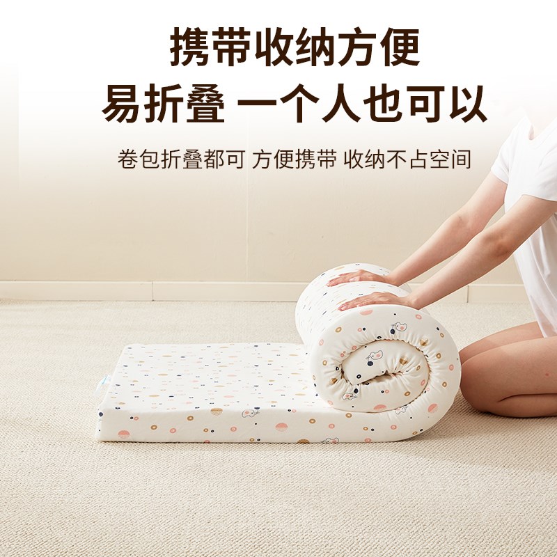 儿童上下床床垫80x200午托乳胶垫子幼儿园纯手工黄麻铺被四季通用