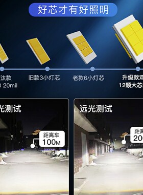 05-19-20-21款福特新福克斯led车灯大灯远光近光雾灯改装汽车灯泡