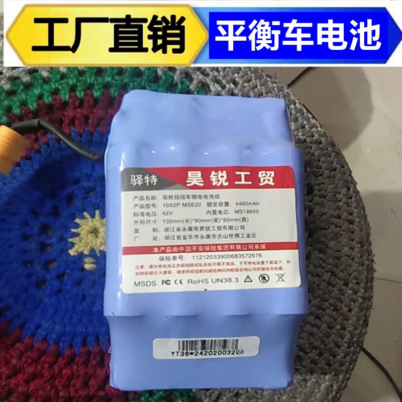 驿特阿尔郎原装电池电动平衡车锂电池组36v42v通用大容量电瓶配件