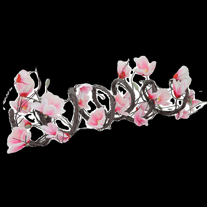 装饰花藤花艺室内挂壁兰花花蔓假花仿真花藤条玉兰花花墙背景墙