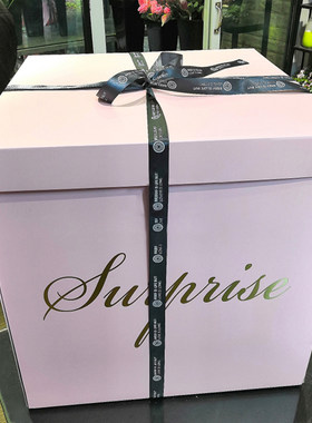 生日惊喜盒子弹出式爆炸气球礼物盒大号超大ins创意礼品网红包装