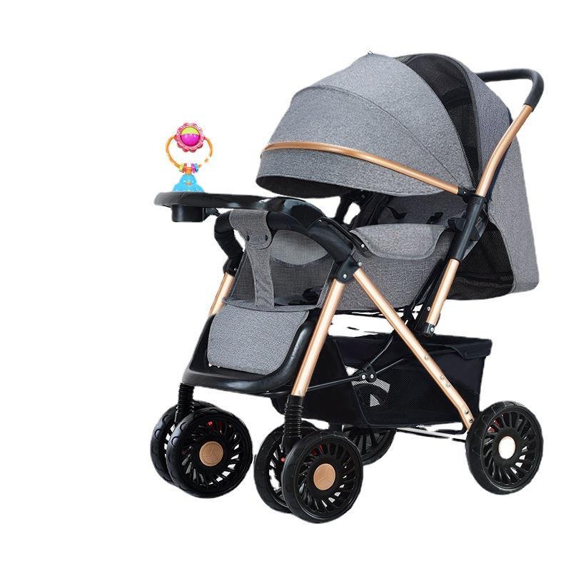 折叠婴儿手推车可坐可躺轻便四轮减震遛溜娃推车宝宝车外出推车人