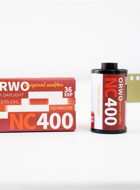 ORWO NC400胶卷135型号36张底片彩色负片菲林400度c41工艺