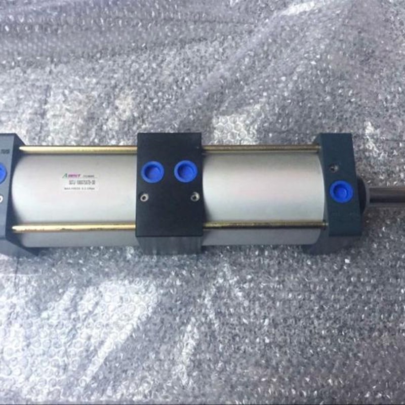 SCT双倍力增压气缸SCT50X100X100多位置行程分步气缸分段伸出汽缸