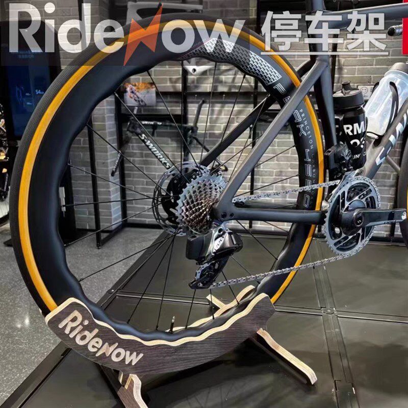 Ridenow自行车停车架公路车山地车通用便携式木质展示架维修家用