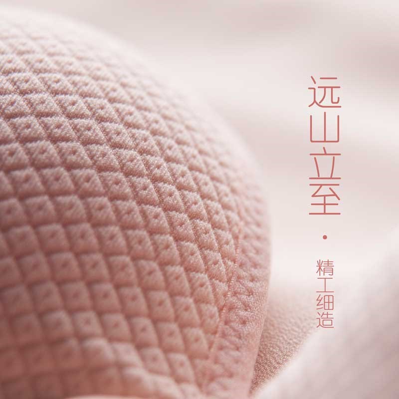 聚拢调整型文胸无钢圈一片式无痕文胸大码大胸显小薄款少女文胸学