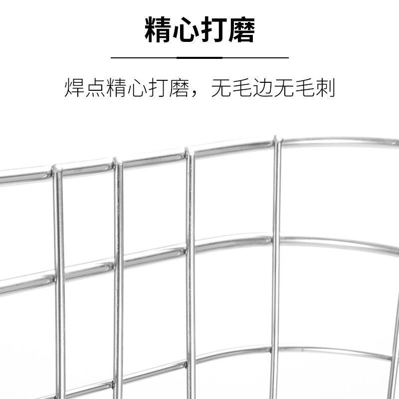 不锈钢自行车前篮前筐车筐蓝筐单车前框前挂置物架篮子山地车车篓