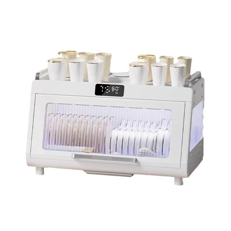 消毒碗柜小型家用烘干一体台式餐具茶具杯子奶瓶碗筷收纳柜免沥水