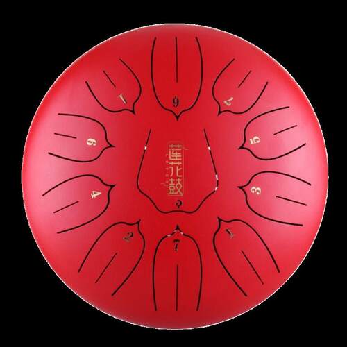 华蜀莲花鼓11音10寸12寸空灵鼓专业忘忧色空鼓手碟钢舌鼓初学乐器