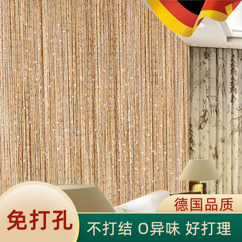 新型防蚊门帘卧室家用公主风珠帘魔术贴防蚊蝇防苍蝇帘子免打孔w