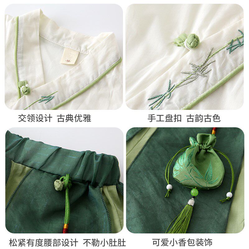 新中式套装男童汉服夏季薄款儿童唐装2024新款宝宝古装男孩演出服