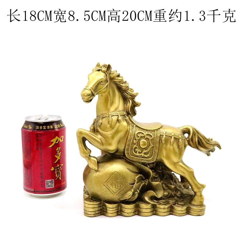 纯铜马摆件生肖马唐马家居客厅装饰品办公室工艺品招财开业礼品