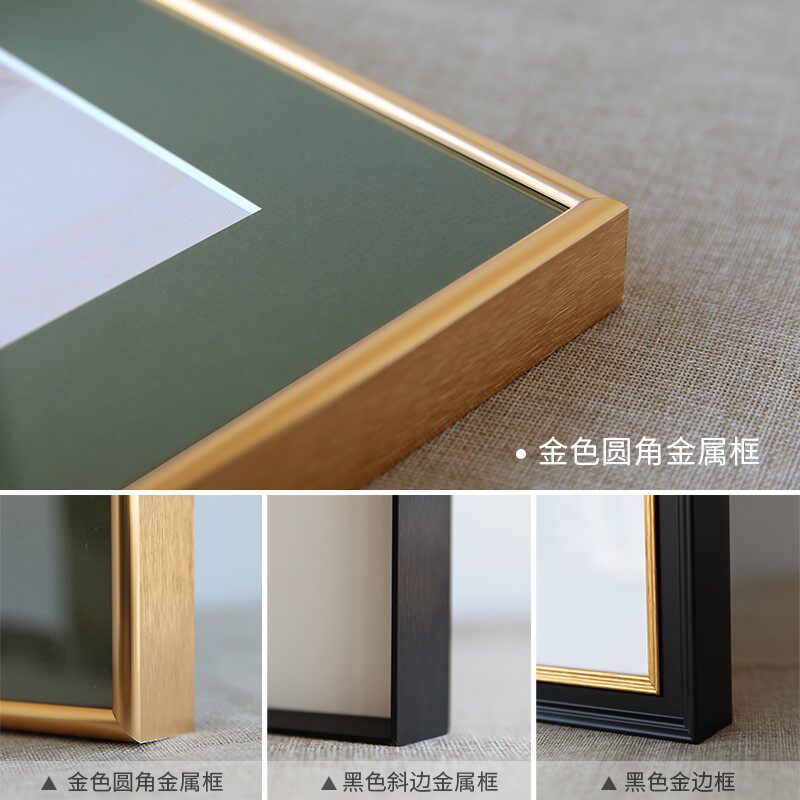 欧式美式壁画玄关装饰画法式复古书房走廊艺术简约黑白素描风定做