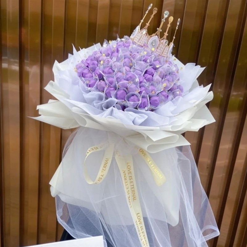 棒棒糖零食花束手工制作diy材料包装纸套装生日礼物送女朋友闺蜜