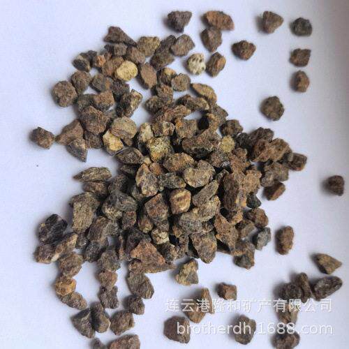 耐酸耐磨过滤设备用滤料 比重3.8-4.5g/cm3 自来水过滤石榴石滤料