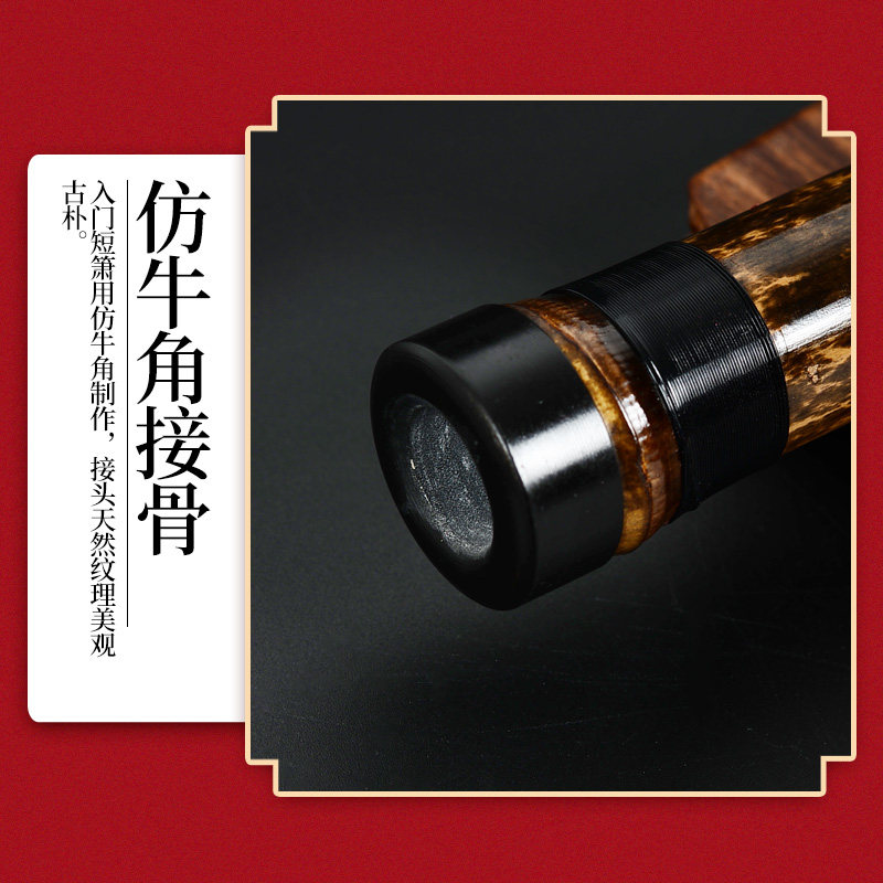 初学入门短萧乐器专业演奏F紫竹洞箫笛八六孔G调古风玉箫随身小潇
