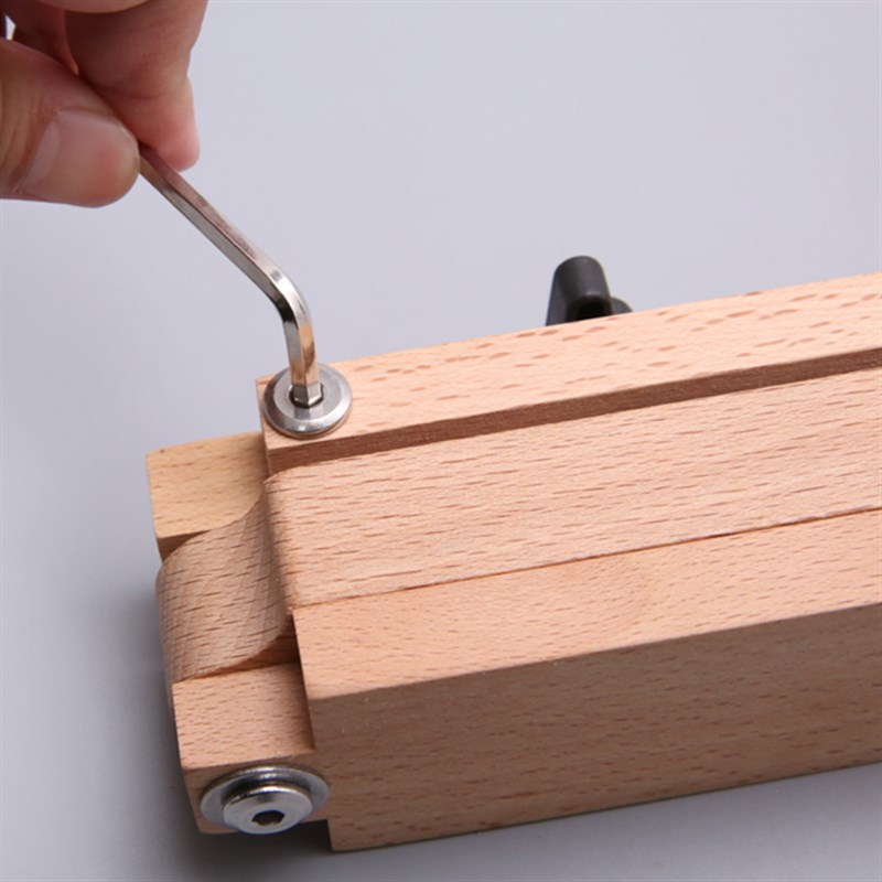 diy手工皮具皮具手缝木夹缝皮木夹缝线固定木架子皮革工具榉木
