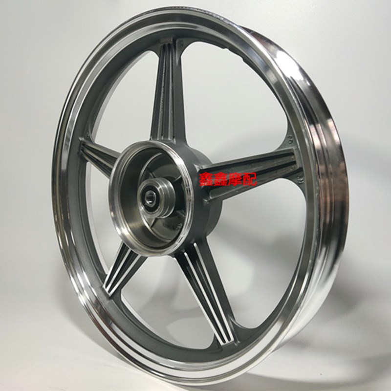 适用于钱江摩托车QJ150-18A/5C QJ125-6B/F前轮圈 前后轮毂 钢圈