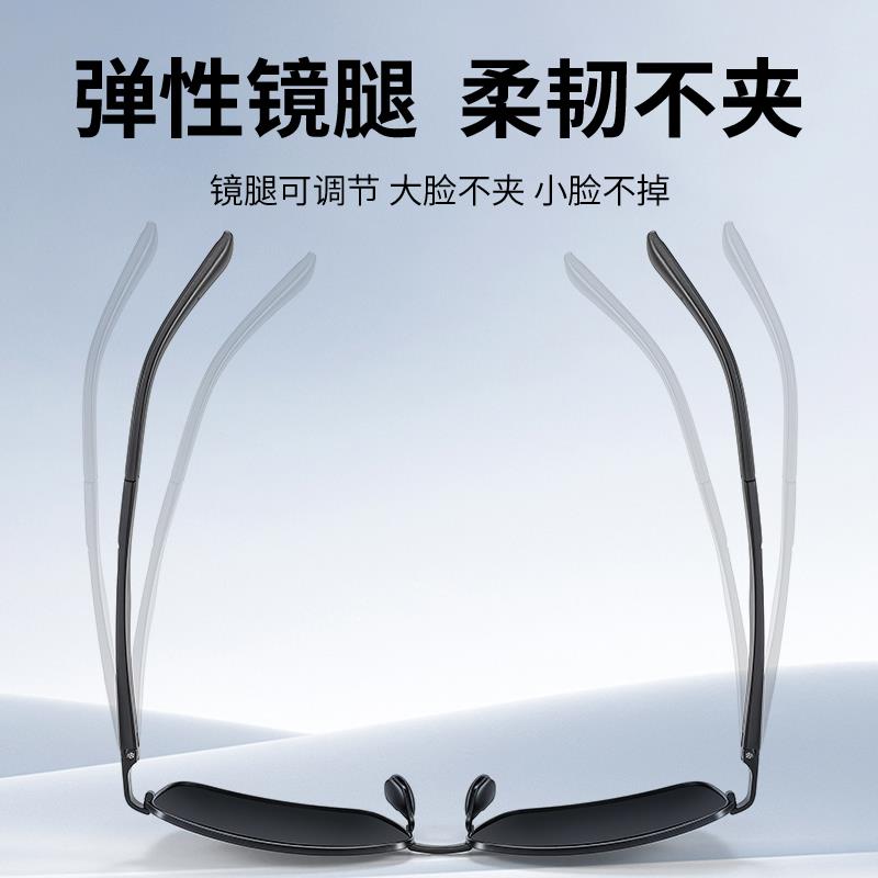 江苏丹阳太阳眼镜男款太阳眼镜2026新款偏光镜变色日夜两用开车专