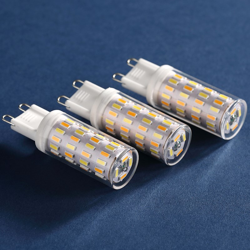 led节能灯泡螺口G4/G9三色光暖白黄正白E14/E27 5个拍不支持退货