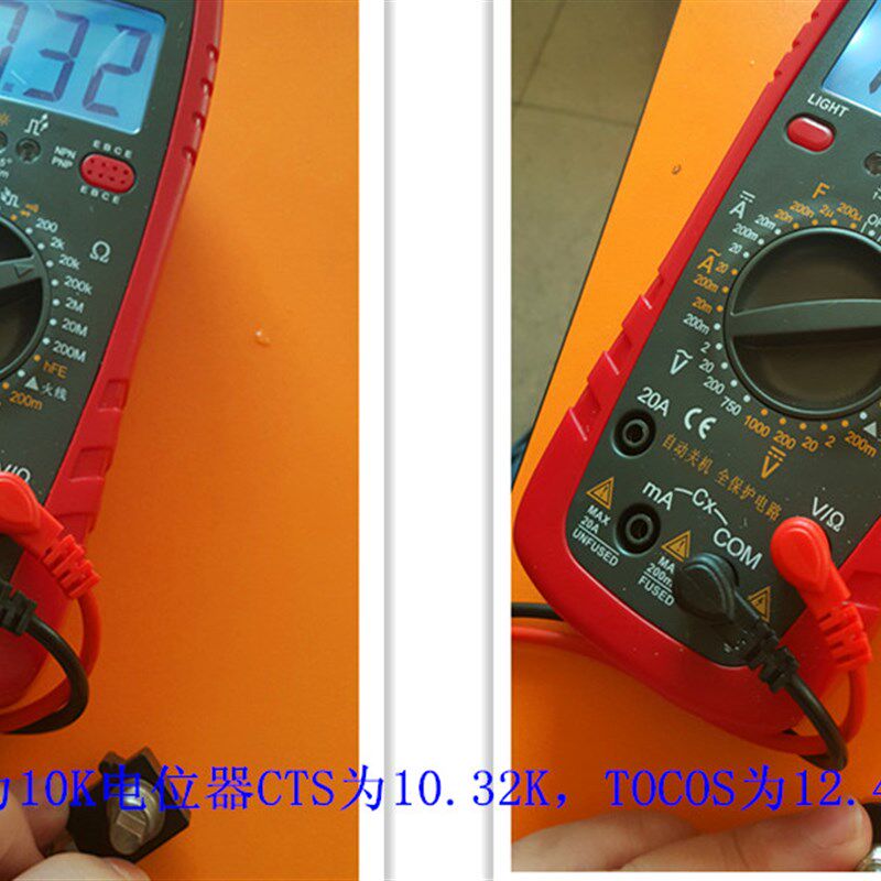 CTS原装进口防水旋转10K电位器商用电磁炉开关旋钮帽3S300-10-2F