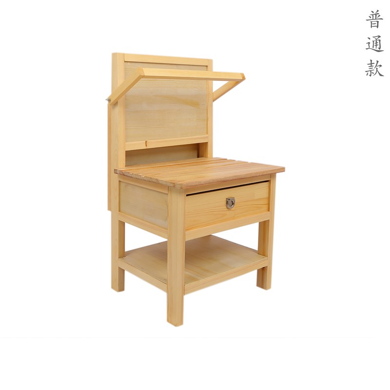 美术生专用画室一体桌面抽屉台式素描写生色彩实木升降款画架画桌