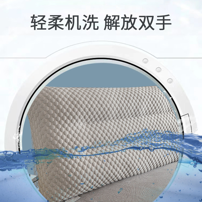 双人长枕头枕芯护颈椎助睡眠春夏季家用情侣带枕套1.5m1.8m长条枕