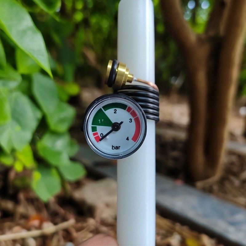 八喜壁挂炉压力表水压表蒸汽表毛细管压力表维修配件