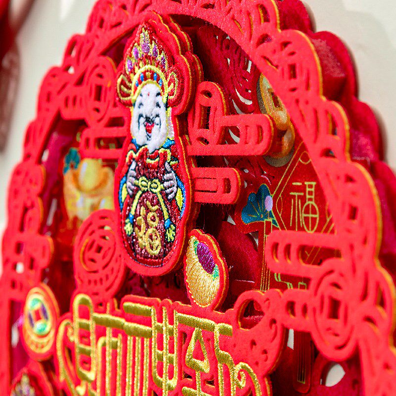 新年挂饰中国结传统福字挂饰2025装饰新年春节蛇年财神挂饰客厅门