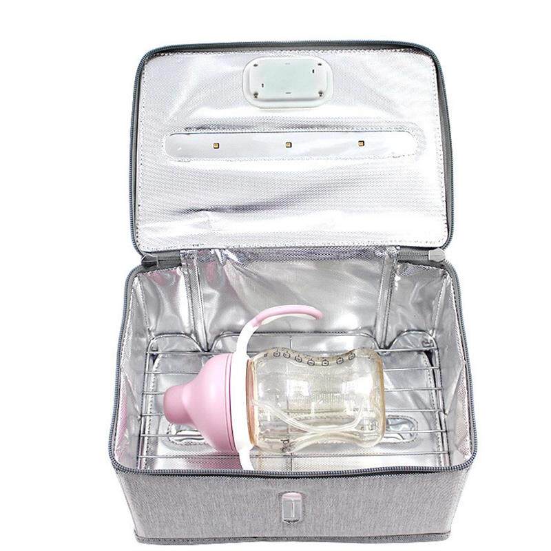 uvc紫外线臭氧杀菌箱包家用奶瓶手机消毒机收纳盒消毒器110v