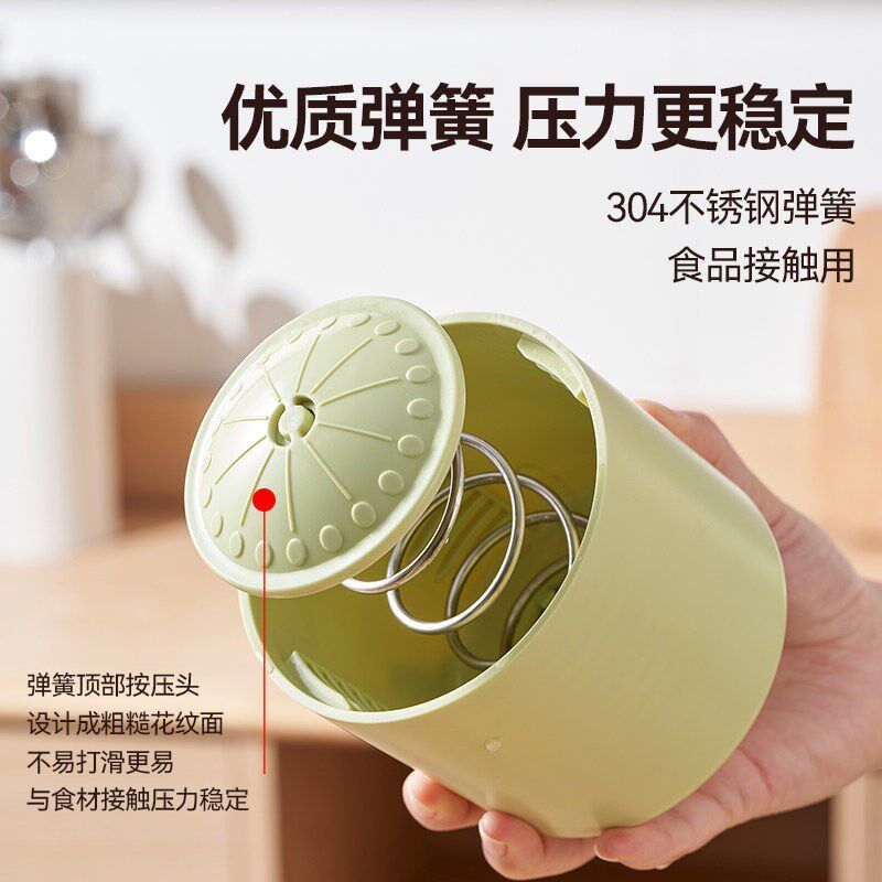 按压蔬菜脱水器多功能手动果蔬甩干桶厨房菜馅挤压器腌泡菜沥水器