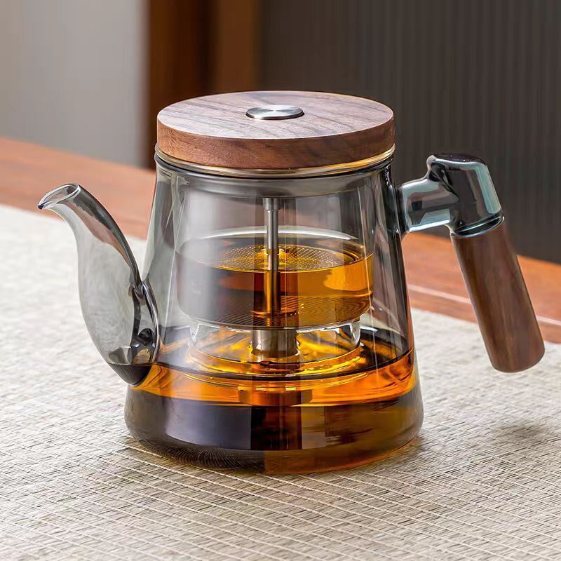 飘逸杯泡茶壶全玻璃内胆家用沏茶过滤按压式冲茶器茶水分离泡茶杯