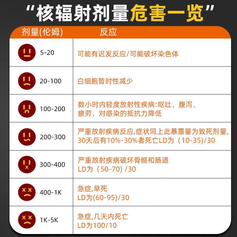 防核辐射检测仪核辐射线检测仪仪跨境抗辐射核辐射测试器盖革仪器