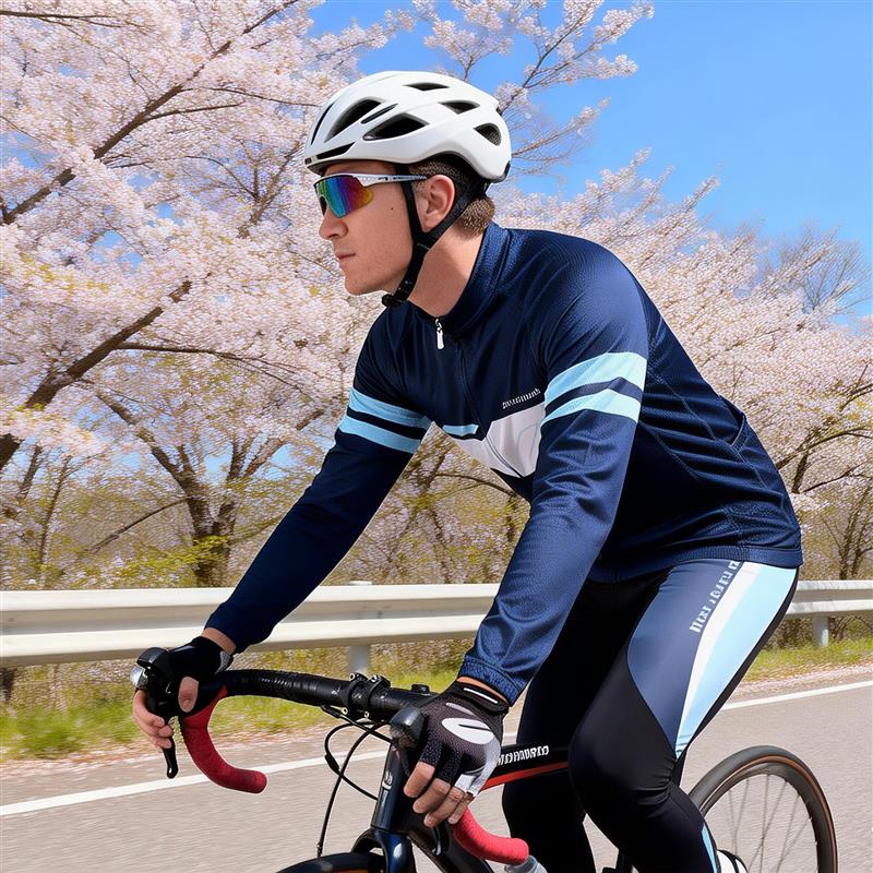 MTP公路车骑行服套装男长袖长裤春夏薄款宽松透气山地自行车服装
