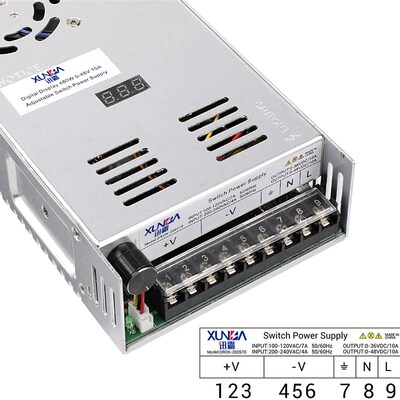 600W电流电压可调灯箱开关电源12V15V24V30V36V48V60V72V80V110V