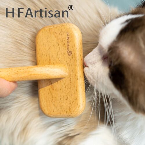 hf宠物针梳猫狗梳毛刷比熊泰迪专业美容清洁拉毛梳子克里斯汀森