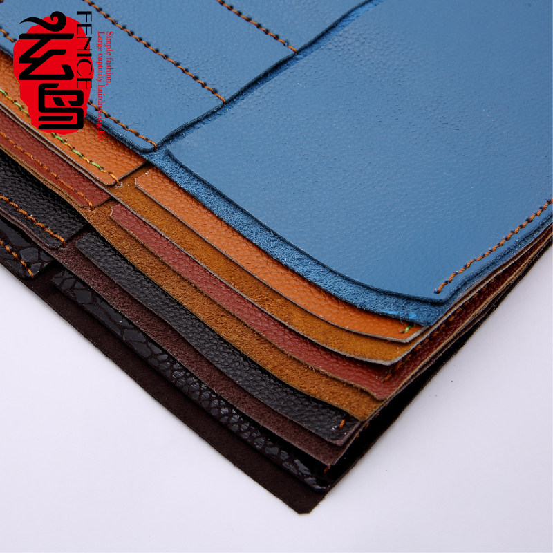理发剪刀包 头层牛皮手抓包 理发师发型师卷包 美发工具包 折叠包