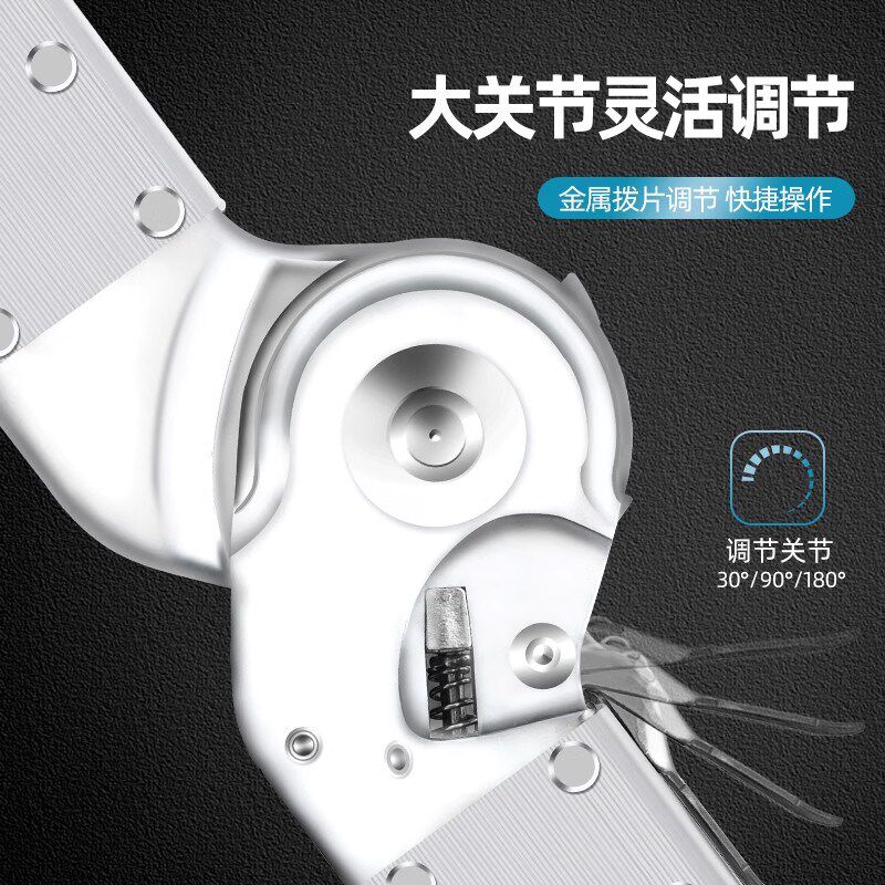 梯子家用折叠伸缩工程双侧人字合梯铝合金室内多功能便携加厚楼梯