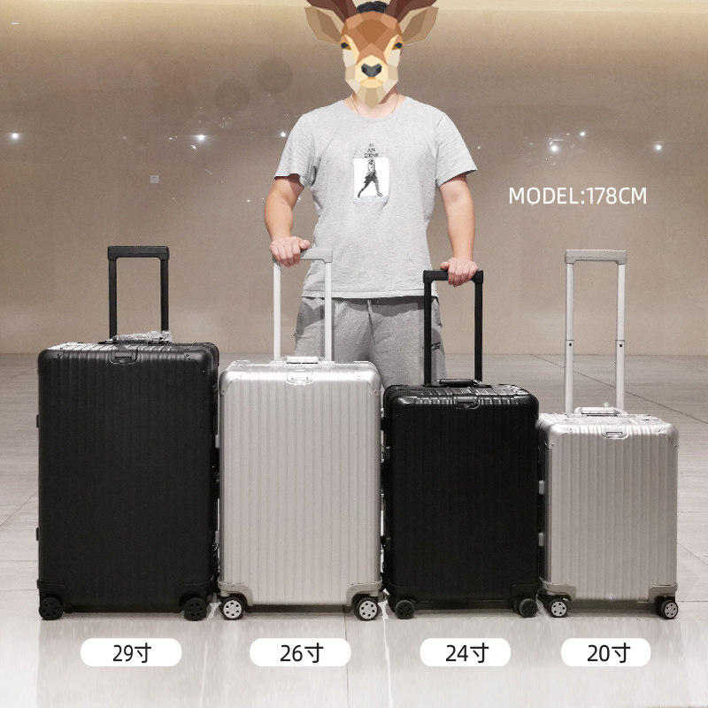 出国全铝镁合金拉杆箱26寸29行李箱女万向轮金属旅行箱子22寸20男